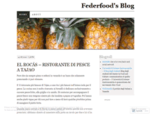 Tablet Screenshot of federfood.wordpress.com