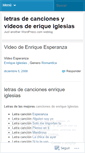 Mobile Screenshot of musicaenriqueiglesias.wordpress.com