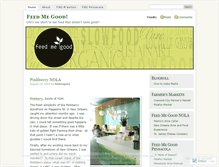 Tablet Screenshot of feedmegood.wordpress.com