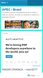 Mobile Screenshot of apecbrasil.wordpress.com