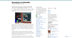 Desktop Screenshot of columbiahomeless.wordpress.com