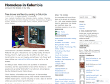 Tablet Screenshot of columbiahomeless.wordpress.com