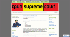 Desktop Screenshot of cpunsupremecourt.wordpress.com