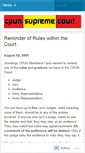 Mobile Screenshot of cpunsupremecourt.wordpress.com