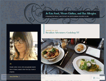 Tablet Screenshot of joeatsfoodwearsclothesandhasallergies.wordpress.com