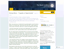 Tablet Screenshot of bookgoddess.wordpress.com