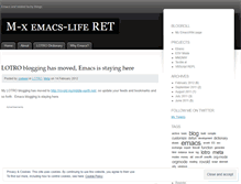 Tablet Screenshot of emacslife.wordpress.com