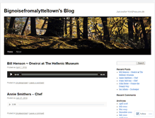 Tablet Screenshot of bignoisefromalytteltown.wordpress.com