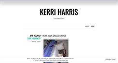 Desktop Screenshot of kerriharrisfmp.wordpress.com