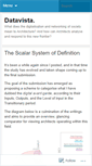 Mobile Screenshot of datascapedesign.wordpress.com