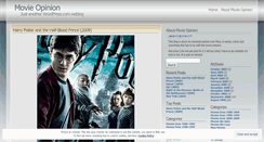 Desktop Screenshot of movieopinion.wordpress.com