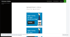Desktop Screenshot of lwgardner.wordpress.com