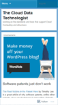 Mobile Screenshot of clouddatatech.wordpress.com