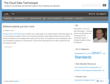 Tablet Screenshot of clouddatatech.wordpress.com