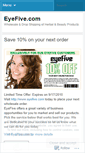 Mobile Screenshot of eyefiveinc.wordpress.com