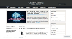 Desktop Screenshot of grizzlygamer.wordpress.com