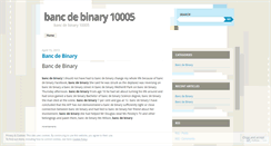Desktop Screenshot of newyork.bancdebinary10005.wordpress.com