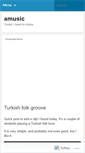 Mobile Screenshot of amusic.wordpress.com