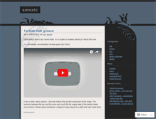Tablet Screenshot of amusic.wordpress.com