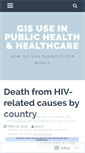 Mobile Screenshot of healthmap.wordpress.com