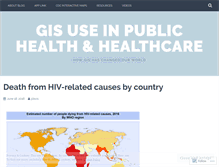 Tablet Screenshot of healthmap.wordpress.com