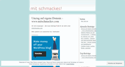 Desktop Screenshot of mitschmackes.wordpress.com
