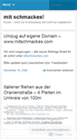 Mobile Screenshot of mitschmackes.wordpress.com
