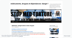 Desktop Screenshot of droguesdependances.wordpress.com