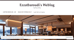 Desktop Screenshot of ezzatbaroudi.wordpress.com