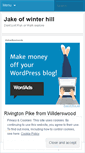 Mobile Screenshot of jakeofwinterhill.wordpress.com