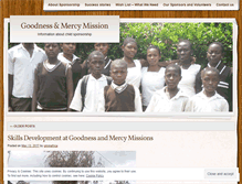 Tablet Screenshot of goodnessmercymission.wordpress.com