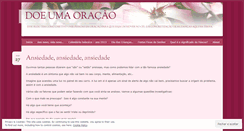 Desktop Screenshot of doeumaoracao.wordpress.com