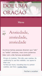 Mobile Screenshot of doeumaoracao.wordpress.com