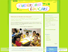 Tablet Screenshot of kindercom.wordpress.com