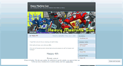 Desktop Screenshot of heavymachinegun.wordpress.com