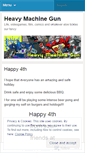 Mobile Screenshot of heavymachinegun.wordpress.com