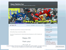 Tablet Screenshot of heavymachinegun.wordpress.com