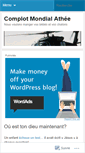 Mobile Screenshot of complotmondialathee.wordpress.com