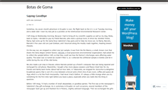 Desktop Screenshot of botasdegoma.wordpress.com
