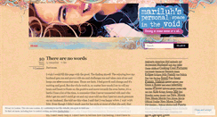 Desktop Screenshot of mmariluh.wordpress.com