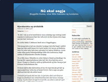 Tablet Screenshot of gudni.wordpress.com