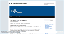 Desktop Screenshot of gtecmedical.wordpress.com