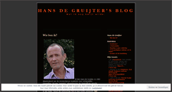 Desktop Screenshot of hansdegruijter.wordpress.com