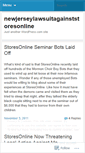 Mobile Screenshot of newjerseylawsuitagainststoresonline.wordpress.com