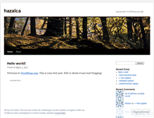 Tablet Screenshot of hazalca.wordpress.com