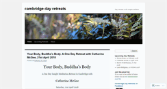 Desktop Screenshot of cambridgedayretreats.wordpress.com