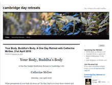 Tablet Screenshot of cambridgedayretreats.wordpress.com
