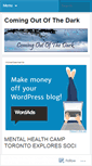 Mobile Screenshot of comingoutofthedark.wordpress.com