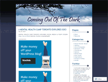 Tablet Screenshot of comingoutofthedark.wordpress.com