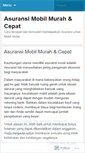 Mobile Screenshot of mobilasuransimurah.wordpress.com